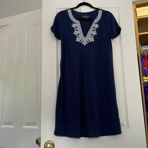 Lilly Pulitzer Short Sleeve Navy Dress (M)